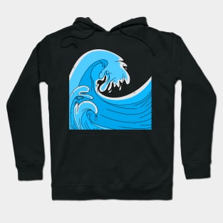 A splash of waves Hoodie